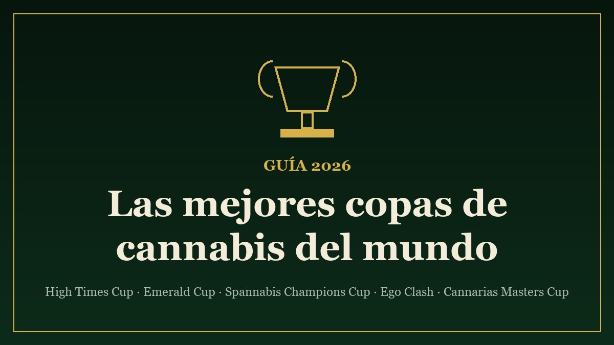 Las mejores copas de cannabis del mundo, guía 2026