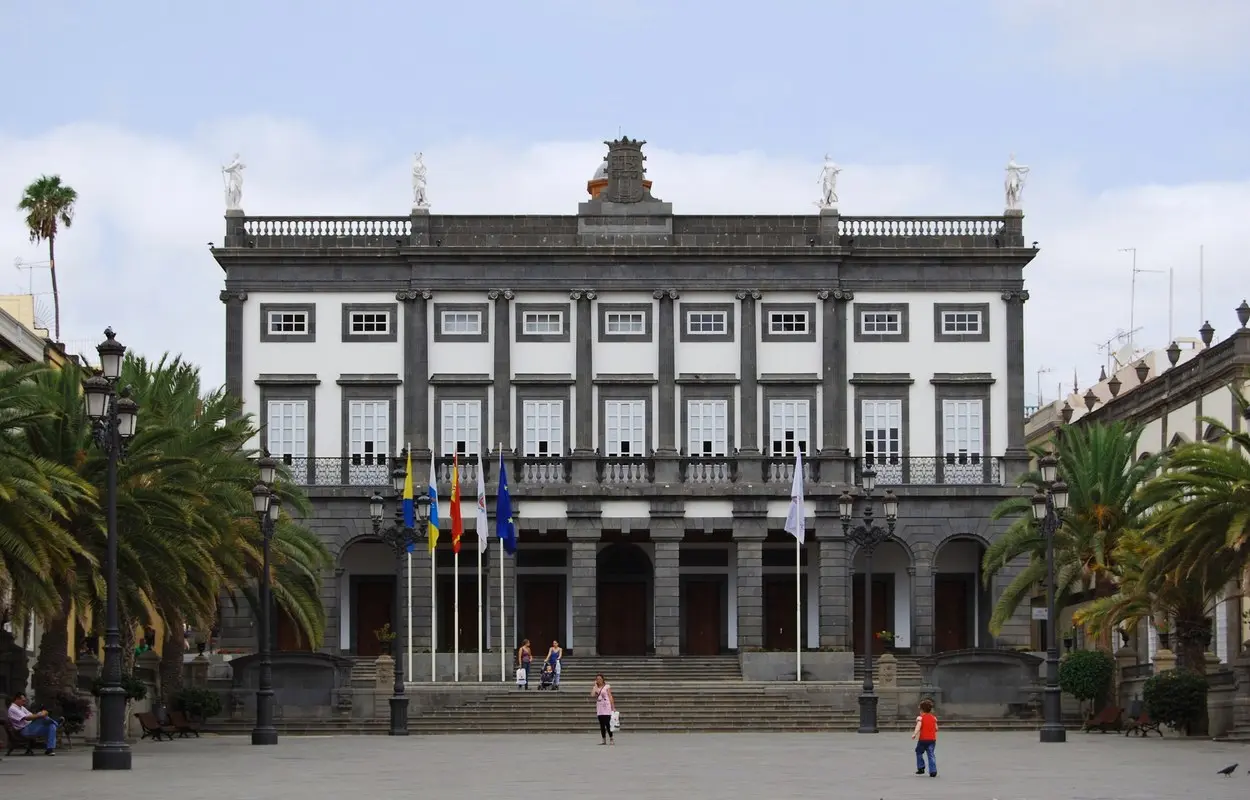 Fachada de las Casas Consistoriales de Las Palmas de Gran Canaria